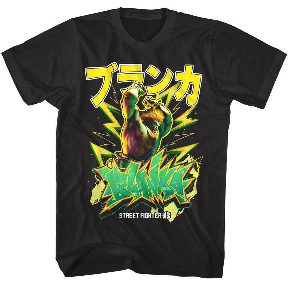 Street Fighter 6 Blanka Graffiti Style Gamer T-Shirt